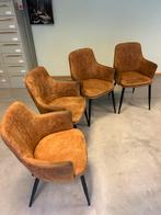 Eetkamer stoelen Cognac kleur, Huis en Inrichting, Ophalen, Zo goed als nieuw