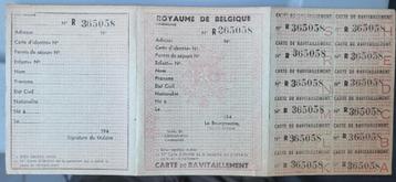 Carte de ravitaillement  -  194...... beschikbaar voor biedingen