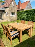 Prachtige tuintafel met 4 stoelen!, Tuin en Terras, Tuintafels, Ophalen