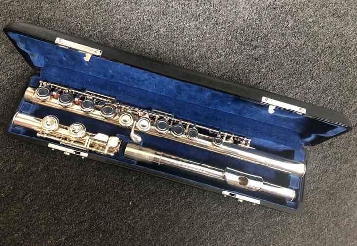 Pearl NS97-E fluit met massief zilveren kopstuk, Muziek en Instrumenten, Blaasinstrumenten | Dwarsfluiten en Piccolo's, Gebruikt