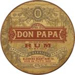 Metalen reclamebord Don Papa rum 7 - retro vintage mancave, Ophalen of Verzenden, Zo goed als nieuw, Reclamebord