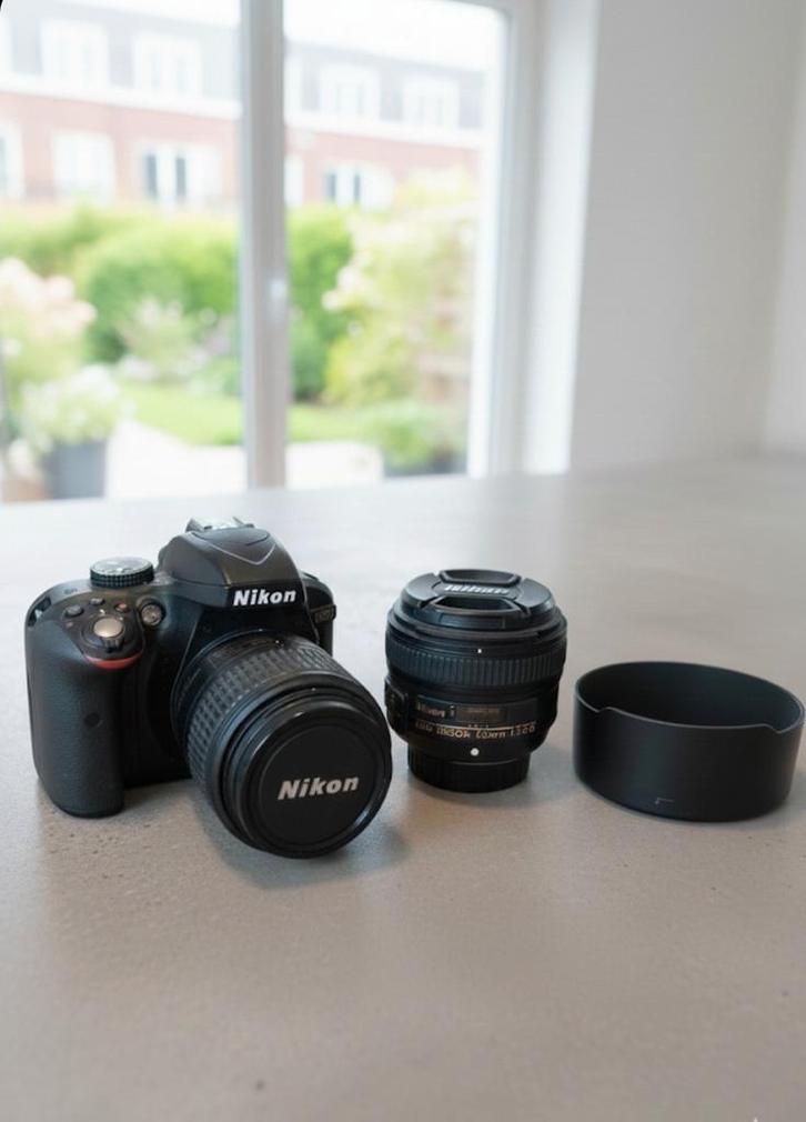 Nikon D3300 + 2 lenzen, Audio, Tv en Foto, Fotocamera's Analoog, Compact, Nikon, Ophalen of Verzenden