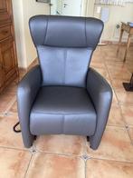 Luxe sta-op stoel Velderhof(Prominent) in nieuwstaat!SMAL, Maison & Meubles, Fauteuils, Enlèvement, Comme neuf, Cuir, Hukla himolla revilax medilax stressless prominent