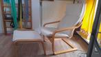 ikea relax 1 persoon zetel + voetenbank, Huis en Inrichting, Fauteuils, Ophalen, Gebruikt, Stof, Ikea