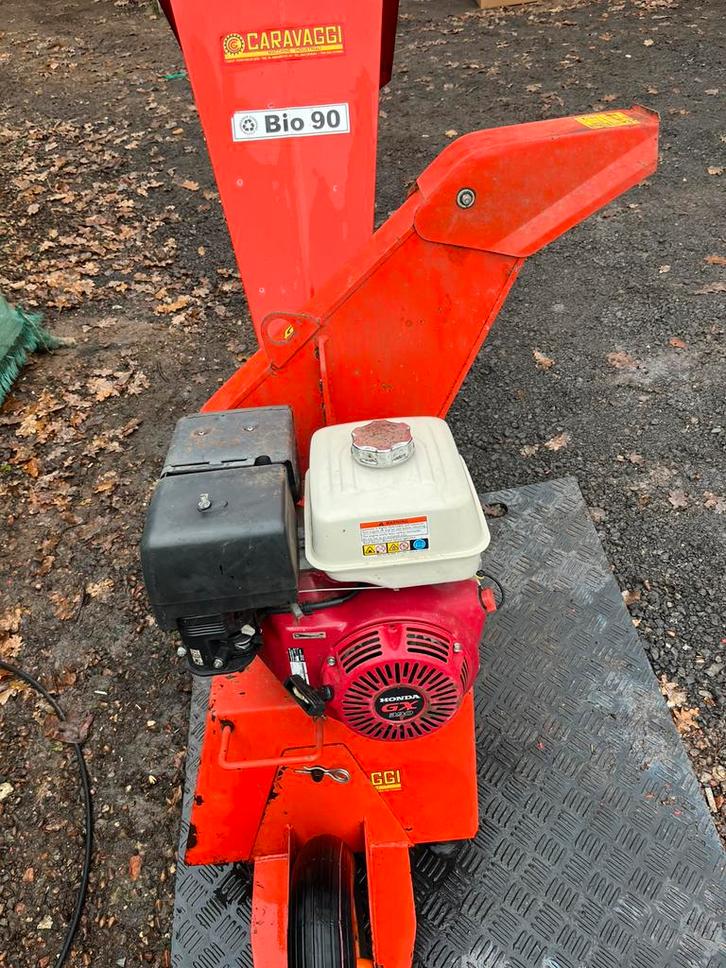 Caravaggi bio 90, Tuin en Terras, Hakselaars, Gebruikt, Benzine, Met opvangzak, Ophalen