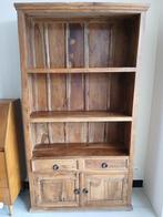 Volhouten teak boekenrek/kast, Huis en Inrichting, Kasten | Boekenkasten, Ophalen, Gebruikt, Teakhout, Teak