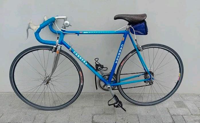 Retro Koersfiets Carrera staal 28inch 2x7speed maat 54cm🚴‍♂, Fietsen en Brommers, Fietsen | Oldtimers, 51 tot 55 cm, Ophalen