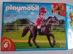 playmobil 5112 jockey, enclos et cheval, Comme neuf, Enlèvement