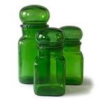 Ensemble de bouteilles d'apothicaire vintage vertes, Enlèvement ou Envoi