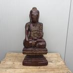 Grote houten boeddha, Antiek en Kunst, Ophalen