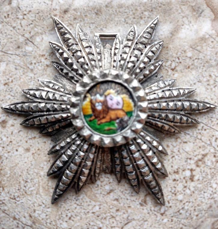 Perzische Orde van Leeuw en Zon Qajar juweel Commandeur 8, Verzamelen, Militaria | Algemeen, Ophalen