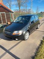 Chevrolet Kalos 1.2 benzine met keuring voor verkoop 1850 eu, Auto's, Voorwielaandrijving, Testrit aan huis, Stof, Zwart