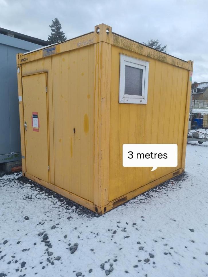 container bureau chantier, Zakelijke goederen, Machines en Bouw | Keten en Containers, Ophalen of Verzenden