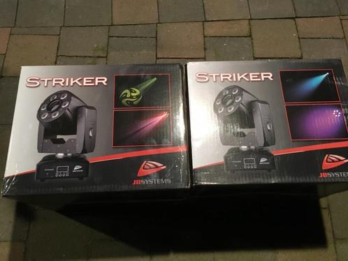 2 x Moving head Striker, Muziek en Instrumenten, Licht en Laser, Zo goed als nieuw, Licht, Geluidgestuurd, Stroboscoopeffect, Ophalen