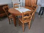 Grenen tafel stoelen kast meubel, Antiek en Kunst, Ophalen of Verzenden