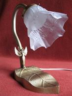 Art Nouveau lamp (plant met engel) '1920, Antiek en Kunst, Antiek | Verlichting, Ophalen