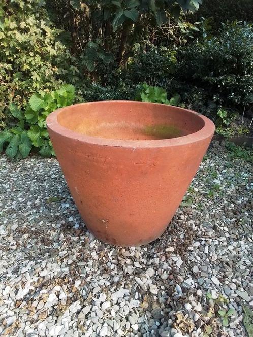 Terracotta bloempot groot formaat, Tuin en Terras, Bloempotten, Zo goed als nieuw, Binnen, Ophalen