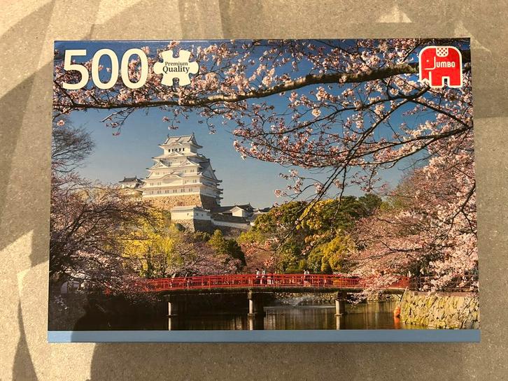 Jumbo - Himeji Castle, Japan - 500 st, Hobby en Vrije tijd, Denksport en Puzzels, Nieuw, Legpuzzel, 500 t/m 1500 stukjes, Ophalen of Verzenden