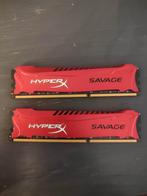 DDR3 2x8GB hyper savage, Computers en Software, RAM geheugen, Ophalen of Verzenden, Zo goed als nieuw, DDR3