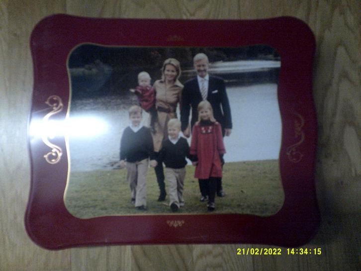 Blikken doos Koningshuis, Verzamelen, Koningshuis en Royalty, Zo goed als nieuw, Overige typen, Ophalen of Verzenden