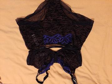 Prima donna 80D en 44 zwart en blauw beschikbaar voor biedingen