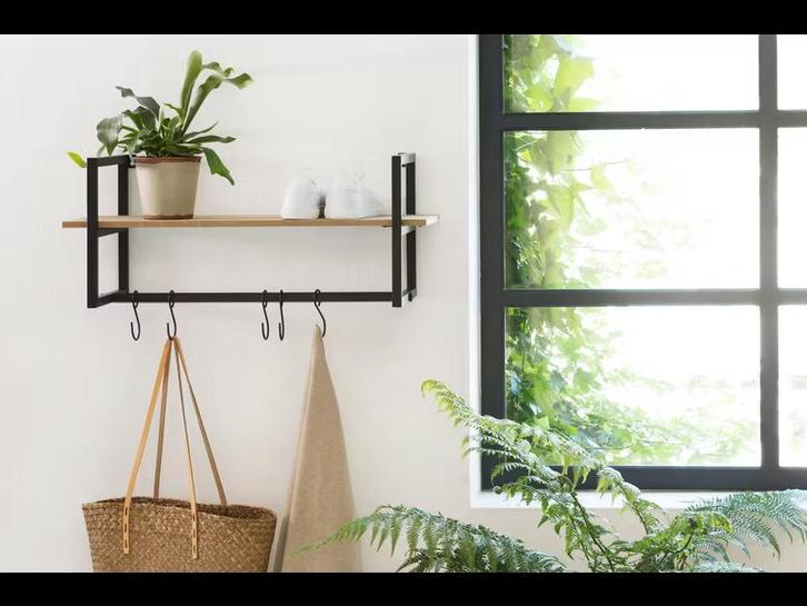 Porte-manteau mural Lifa Living Victor, Maison & Meubles, Accessoires pour la Maison | Étagères murales & Rayons de bibliothèque