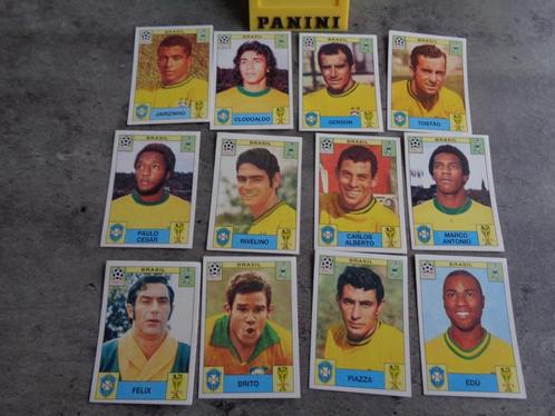 PANINI  VOETBAL STICKERS WORLD CUP STORY 12X BRAZILIE, Verzamelen, Stickers, Ophalen of Verzenden
