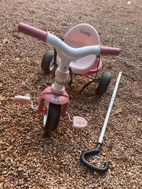 Peuterdriewieler Smoby BeMove met duwstang, Kinderen en Baby's, Speelgoed | Buiten | Voertuigen en Loopfietsen, Gebruikt, Duwvoertuig