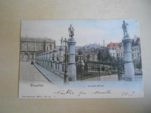 6 ansichtkaarten van het Kleine Zavelplantsoen Brussel, Verzamelen, Postkaarten | België, Gelopen, Brussel (Gewest), Voor 1920