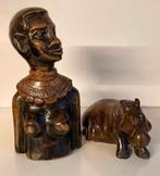 Statues africaines en bois dur. Kenya 1992, Antiquités & Art, Enlèvement ou Envoi