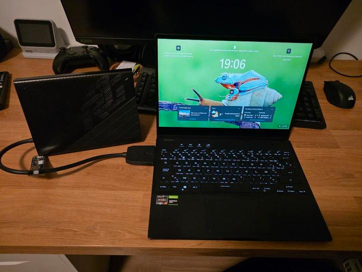 Asus ROG Flow X13 + XG Mobile RTX 3080 16GB | Ryzen 9 | 32gb, Computers en Software, Overige Computers en Software, Ophalen