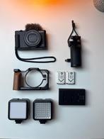 Sony ZV-1 + Accesoires, Full HD, Ophalen of Verzenden, Zo goed als nieuw, Sony