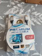 HDMI-KABEL MAXTER PREMIUM 7,50 M NIEUW, Audio, Tv en Foto, Audiokabels en Televisiekabels, Ophalen of Verzenden, Nieuw, 5 tot 10 meter