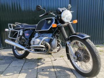 Rond bommelen op een R75 BMW “Werkt Gewoon” R75/6 uit 1974  beschikbaar voor biedingen