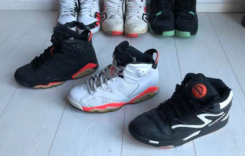 Chaussures nike air jordan 6 et reebok pump, Sports & Fitness, Basket, Comme neuf, Chaussures