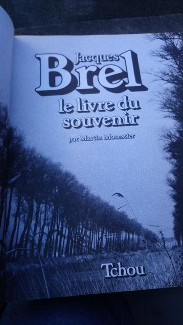 Jacques Brel le livre du souvenir, Livres, Artiste, Monestier, Comme neuf, Enlèvement