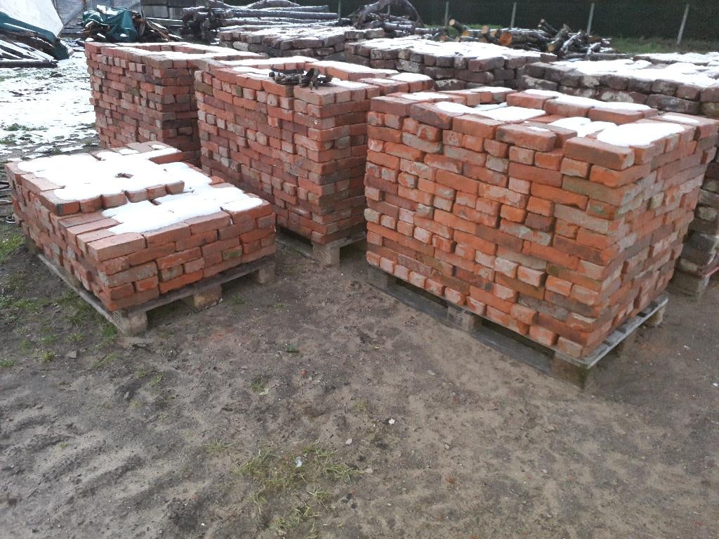 Grote beerse stenen, maaseikerstenen, Doe-het-zelf en Bouw, Ophalen, Gebruikt, Bakstenen