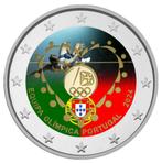 2 euro Portugal 2024 Deelname Olympische Spelen gekleurd, Postzegels en Munten, Munten | Europa | Euromunten, Verzenden, Portugal