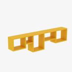 Wandplank Amanos - geel, Huis en Inrichting, Woonaccessoires | Wandplanken en Boekenplanken