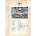 Austin A30 Seven Vraagbaak losbladig 1955-1956 #1 Nederlands, Livres, Autos | Livres, Enlèvement ou Envoi, Utilisé