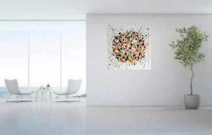 Find yourself, Antiek en Kunst, Kunst | Schilderijen | Abstract, Ophalen of Verzenden