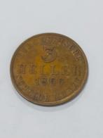 3 Heller 1866 Duitsland, Postzegels en Munten, Penningen en Medailles, Ophalen of Verzenden