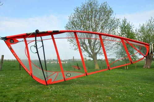 6.5m2 Tushingham Raptor Freeride zeil, mast, NeilPryde giek, Watersport en Boten, Windsurfen, Gebruikt, Complete set, Met draagtas