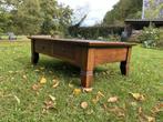 Koloniale salontafel massief hout 2 lades, Huis en Inrichting, Ophalen, Gebruikt, 100 tot 150 cm, Koloniaal