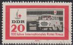 DDR - 100 jaar Rode Kruis: Barkas B 1000 [Michel 957], Postzegels en Munten, DDR, Verzenden, Gestempeld