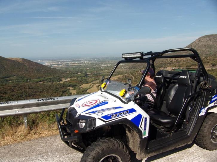 Polaris Buggy RZR 570 + aanhanger Saris, Motoren, Quads en Trikes, 12 t/m 35 kW, 1 cilinder, Ophalen