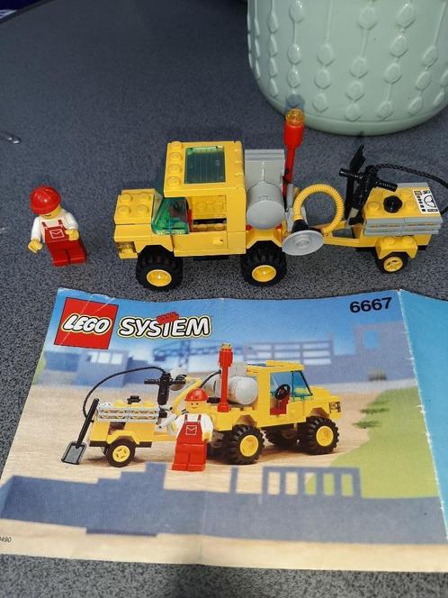 Lego set 6667 - Pothole Patcher (Road Repair Car), Enfants & Bébés, Jouets | Duplo & Lego, Comme neuf, Lego, Ensemble complet