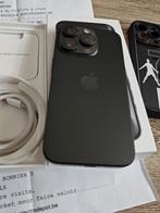 IPhone 15 pro noir 128 gigas vente ou échange, complet, Télécoms, Enlèvement ou Envoi, Comme neuf, Argent, IPhone 15