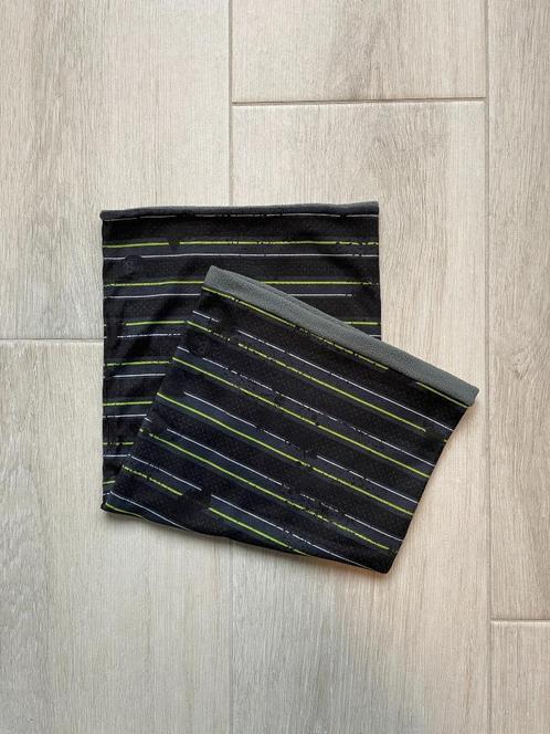 Buff met grijs, groen en wit strepenmotief, Kleding | Dames, Sportkleding, Zo goed als nieuw, Overige typen, Grijs, Ophalen of Verzenden