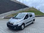 Citroen Jumpy 2.0 HDi Euro5b Dubbele cabine 6 zitplaatsen, Auto's, Euro 5, Stof, Zwart, 4 cilinders